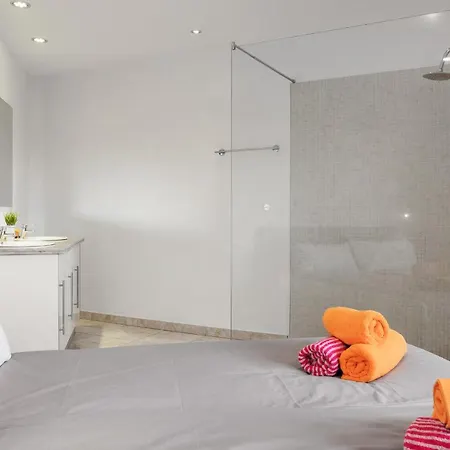 3 Bed With 3 En-Suite Bath Half Open Villa, Airco And Perfect Wifi Semesterbostad Costa Adeje (Tenerife)